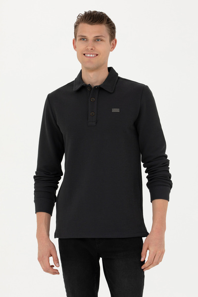 U.S. Polo Assn. سويت شيرت أنثراسايت للرجال 50270807-VR006