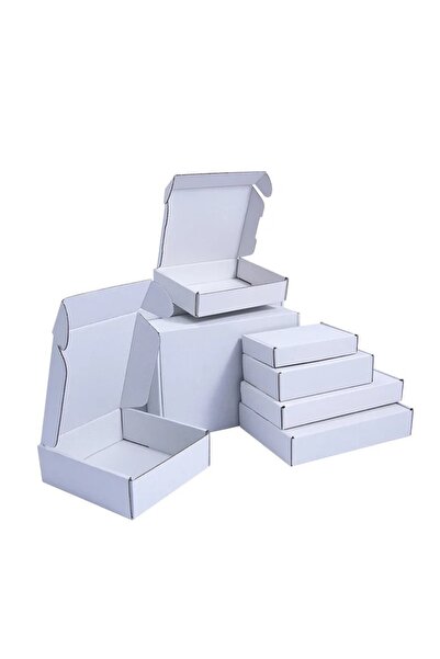 Choice3 علبة بيضاء مقاس 15×10×3 سم، تحتوي على 10 قطع أو 30 قطعة، كرتون بني مت...