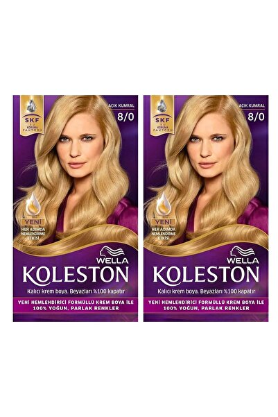 Wella Koleston Kit Saç Boyası 8/0 Açık Kumral X 2 Adet