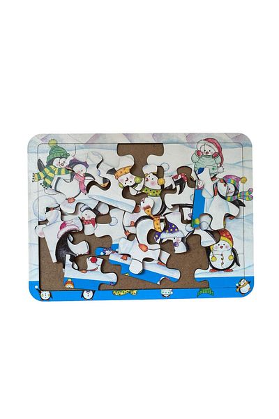 Uçandaire Cheerful Penguins 20 Piece Wooden Puzzle
