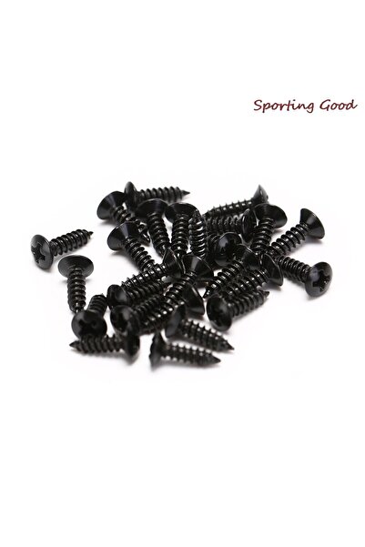 choice2 black 25PCS 3x12mm Electric Guitar Screws For kguard Back Plate Mount...