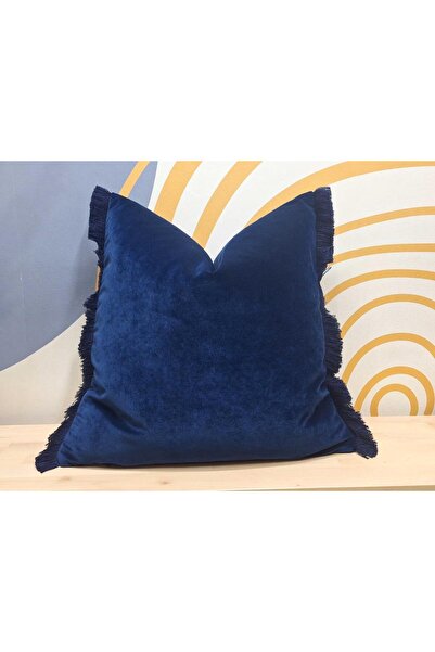 Duvarline Κάλυμμα μαξιλαριού ριχτάρι με βολάν σκούρο μπλε Navy Blue