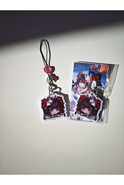 Yenaplanner Honkai Star Rail Sparkle Bag Ornament/حزام الهاتف (قطعة واحدة)