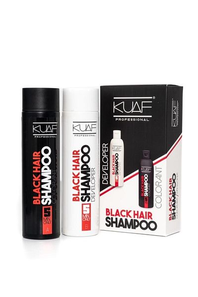 Kuaf Black Shampoo 250 ml Box of 2