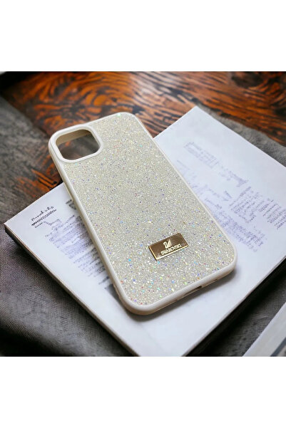 bekcase Iphone 14 Plus Uyumlu Parlak Pırlanta Taşlı Elmas Pullu Işıltılı Parı...