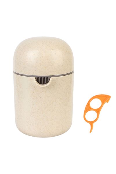 Choice Beige Mini Fruit Juicer Orange Citrus Manual Fruit Squeezer Machine Tool Portable Lemon Juicer Hand