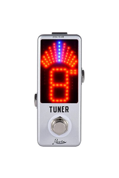 Choice دواسة ضبط جيتار فضية LT-910، دواسة ضبط جيتار كروماتية عالية الدقة من س...