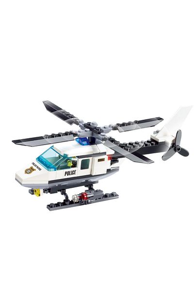 Choice 102pcs Police Helicopter Creative Building Blocks DIY City Police Series Boys Bricks Toys Childre...