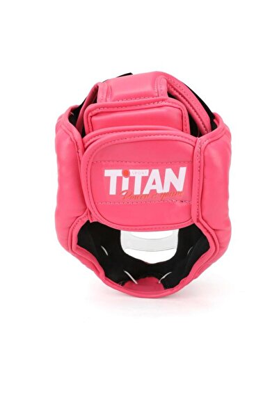 Titan Sport Pembe Camlı Model Serisi Özel Takım Set ,  Boks Kaskı, Boks Eldiveni, Dişlik, Bandaj