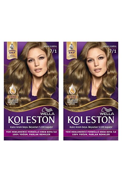 Wella Koleston Kit Saç Boyası 7/1 Küllü Kumral X 2 Adet