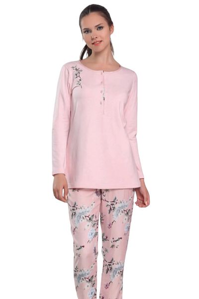 Pelin Pijama Costum de pijama pentru femei-2290 roz