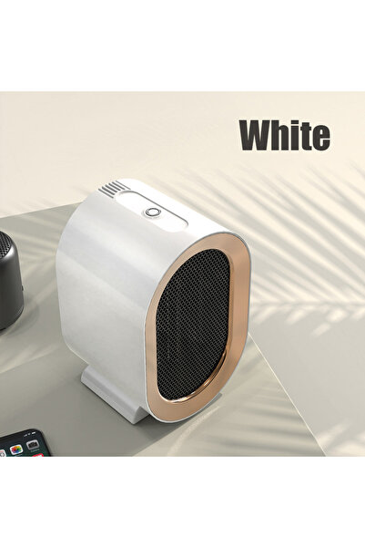 Choice مدفأة كهربائية مكتبية صغيرة محمولة بقوة 1200 واط، لون أبيض أوروبي، مرو...