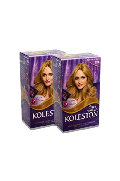 Wella Koleston Kit Saç Boyası 9/1 Özel Açık Küllü Sarı X 2 Adet
