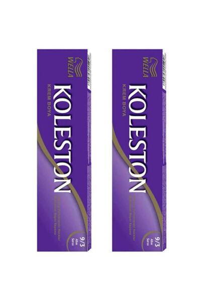 Wella Koleston Tüp Saç Boyası 9/3 Altın Sarısı X 2 Adet