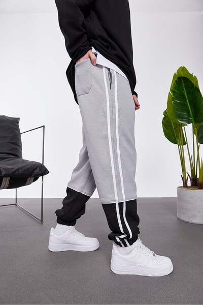 NOMARC Erkek Parçalı 2 Renk Gri Eşofman Altı