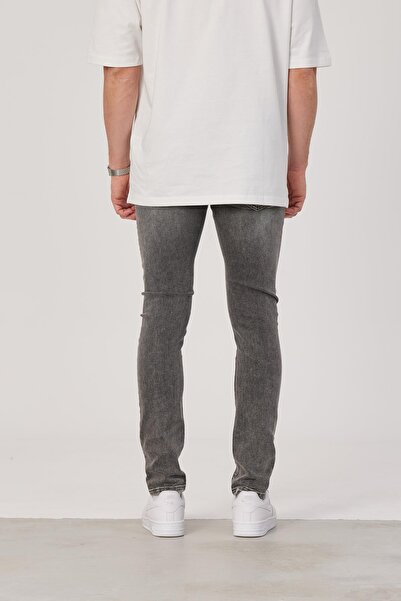 NOMARC Сірий 15590 Скісний крій Сірий джинс