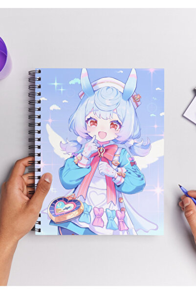 Home دفتر ملاحظات حلزوني Genshin Sigewinne مقاس A5 (50 ورقة)