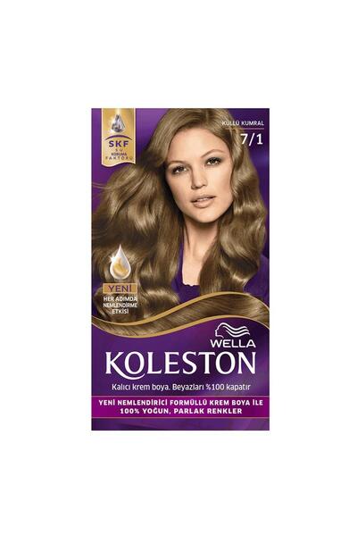 Wella Koleston Kit Saç Boyası 7/1 Küllü Kumral
