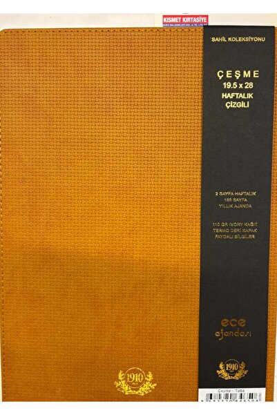 Ece AJANDA  ÇEŞME 19,5X28 HAFTALIK AJANDA 2025