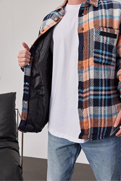 NOMARC Синьо-помаранчева підкладка під курткою