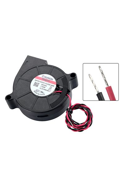 KOQZM Sunon 3d Printer Blower Fan 5015 24v 0.41a Double Bearing Fan Centrifugal Dc Cooling Turbo Fan 50...