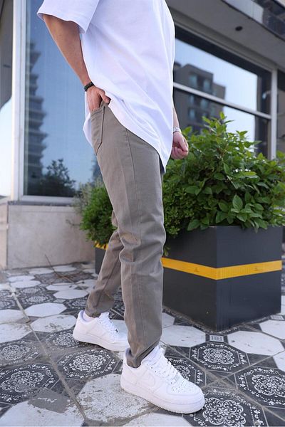NOMARC 5101 Slim γκρι παντελόνι