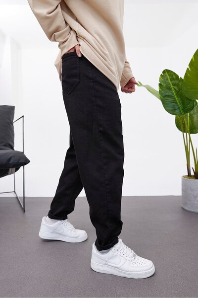 NOMARC 5078 Boyfriend Black Jeans