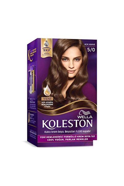 Wella Koleston Kit Saç Boyası 5/0 Açık Kahve