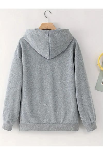 Karatopak Hanorac oversize unisex - Imprimat și cu fermoar