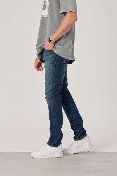 NOMARC 15738 Μοντέλο Slim Fit Dark Denim Jean - R3