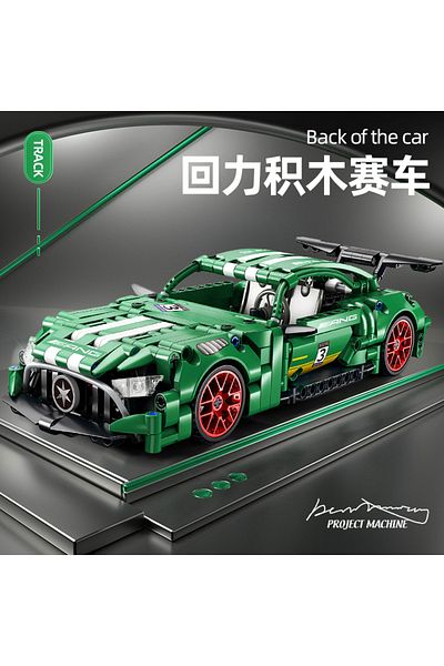 Choice No original box ToylinX Technical Super Racing Car 456PCS Model Building Blocks Automobile Pull Back