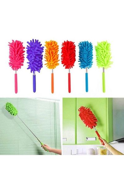 CMT Practical Telescopic Microfiber Dusting Brush - Extendable Apparatus