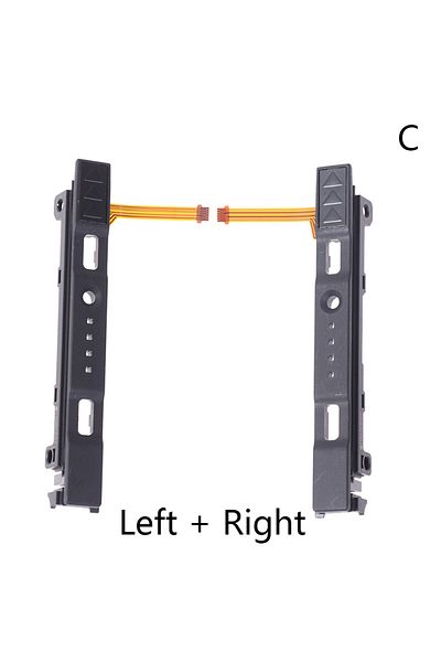 KOQZM Console-2pcs 1PC Replacement Part Right and Left Slide Rail with Flex Cable for Nintendo Switch Cons