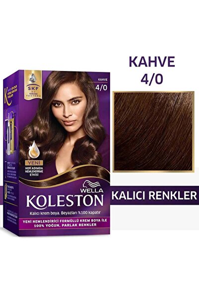 Wella Koleston Kit Saç Boyası 4/0 Kahve