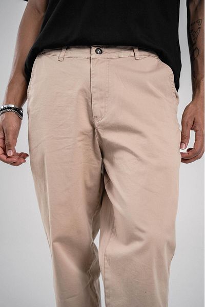 NOMARC Παντελόνι Gabardine Cream
