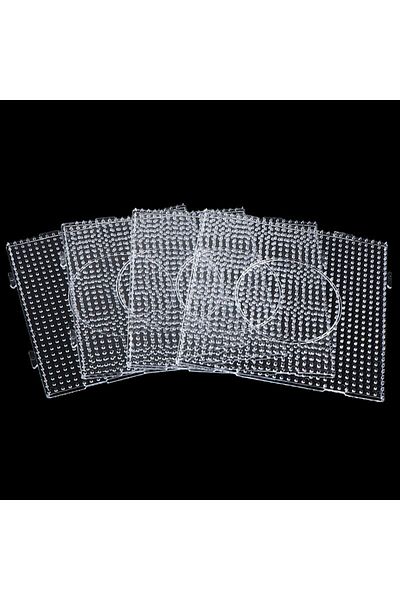 Choice 2.6mm 4pcs Hama Beads Pegboards 15cm Beads Template For Making Iron Bead Boards Creative Handmade Cr