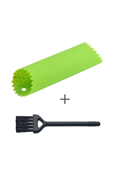 Choice مقشرة ثوم من السيليكون باللون الأخضر، أداة سهلة ومفيدة لتقشير الفواكه والخضروات في المطبخ، أنبوبة لتجريد الثوم غير سامة