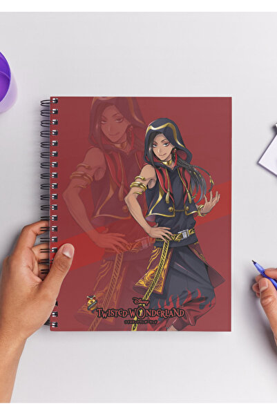 Home دفتر ملاحظات حلزوني من Twisted Wonderland مقاس A5 (50 ورقة)