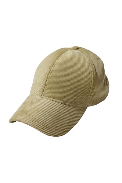 Cesicey Pălărie unisex din velur bej - Spate reglabil cu velcro