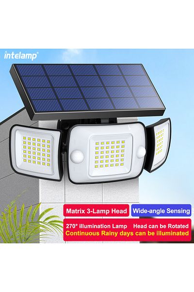 Choice 6-10w White Solar Lights Outdoor With 3 Modes Motion Sensor Super Bright Wall Lamp Ip65 Waterproof S