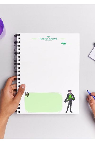 Home Twisted Wonderland Spiral Notebook A5 (50 Sheets)