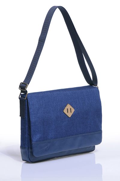 By Hakan Gk16 Ταχυδρόμος Οριζόντια τσάντα χιαστί Navy Blue