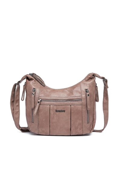 BARCELONA 21K Yıkama Deri Askılı Postacı Kadın Çantası 21-K Barcelona 1891