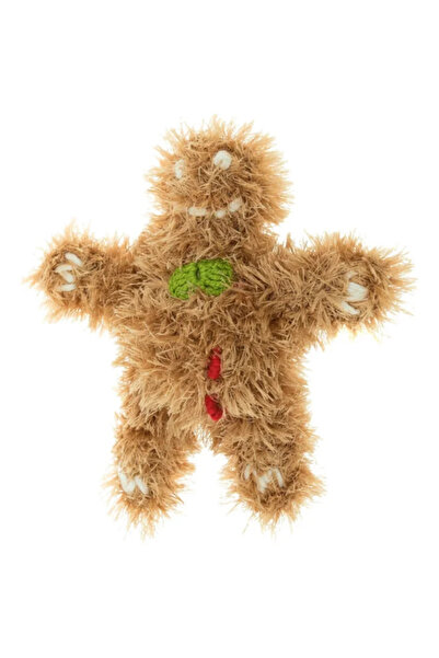 MALLY PET PROFESSIONEL PET CARE Gingerbread Man - El Yapımı Sesli Kedi ve Köpek Oyuncağı