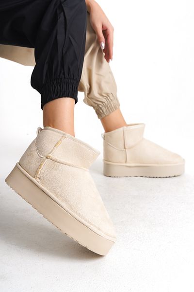 Limeo Γυναικείες μπότες W Classic Suede ψηλή σόλα