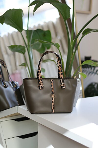 Moom Bag Жіноча зелена сумка через плече з леопардовим візерунком