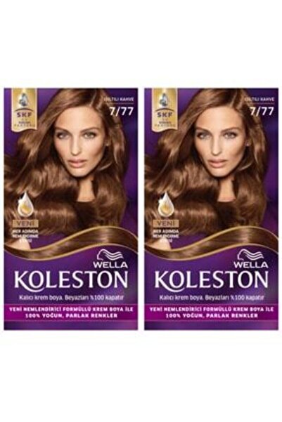 Wella Koleston Kit Saç Boyası 7/77 Işıltılı Kahve X 2 Adet