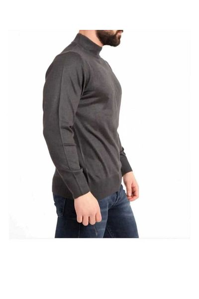 güncüoğlu Evenyday Fine Wool Half Fisher Men's Sweater