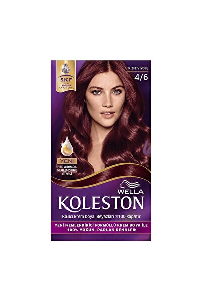 Wella Koleston Kit Saç Boyası 4/6 Kızıl Viyole