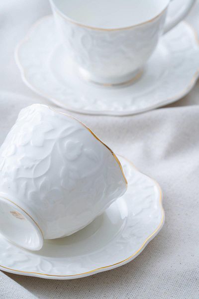 ACAR Octavia 6-Person Gold Teacup Set - 210 ml